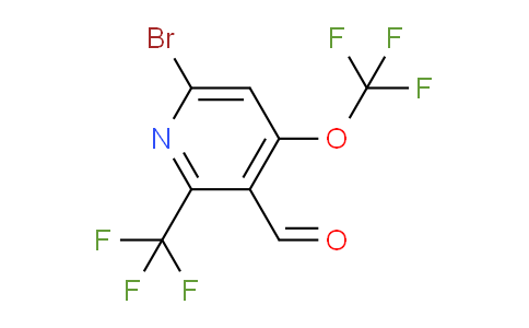 AM72055 | 1803645-69-3 | 6-Bromo-4-(trifluoromethoxy)-2-(trifluoromethyl)pyridine-3-carboxaldehyde