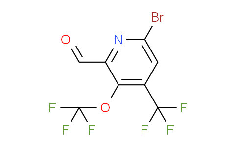 AM72057 | 1803680-26-3 | 6-Bromo-3-(trifluoromethoxy)-4-(trifluoromethyl)pyridine-2-carboxaldehyde