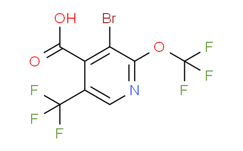 AM72058 | 1803637-91-3 | 3-Bromo-2-(trifluoromethoxy)-5-(trifluoromethyl)pyridine-4-carboxylic acid