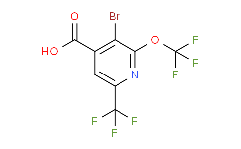 3-Bromo-2-(trifluoromethoxy)-6-(trifluoromethyl)pyridine-4-carboxylic acid