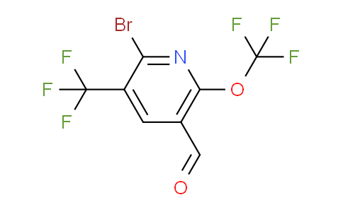 AM72061 | 1804004-73-6 | 2-Bromo-6-(trifluoromethoxy)-3-(trifluoromethyl)pyridine-5-carboxaldehyde