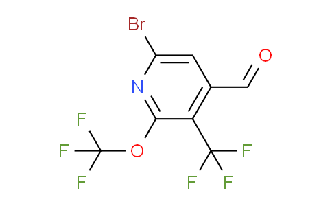 6-Bromo-2-(trifluoromethoxy)-3-(trifluoromethyl)pyridine-4-carboxaldehyde