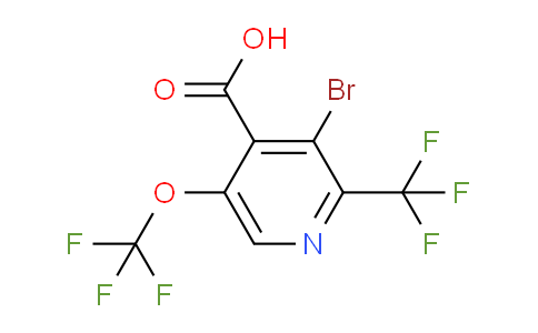 AM72064 | 1803963-21-4 | 3-Bromo-5-(trifluoromethoxy)-2-(trifluoromethyl)pyridine-4-carboxylic acid