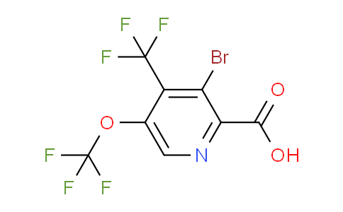 AM72068 | 1806084-14-9 | 3-Bromo-5-(trifluoromethoxy)-4-(trifluoromethyl)pyridine-2-carboxylic acid