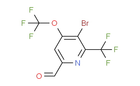 AM72069 | 1806083-43-1 | 3-Bromo-4-(trifluoromethoxy)-2-(trifluoromethyl)pyridine-6-carboxaldehyde