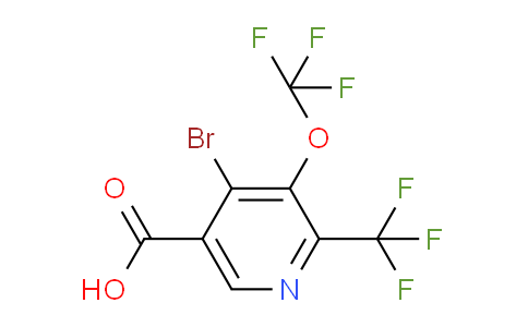 AM72071 | 1806084-21-8 | 4-Bromo-3-(trifluoromethoxy)-2-(trifluoromethyl)pyridine-5-carboxylic acid