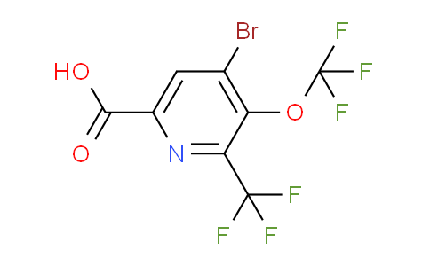 AM72072 | 1804445-27-9 | 4-Bromo-3-(trifluoromethoxy)-2-(trifluoromethyl)pyridine-6-carboxylic acid