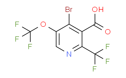 AM72076 | 1806237-76-2 | 4-Bromo-5-(trifluoromethoxy)-2-(trifluoromethyl)pyridine-3-carboxylic acid