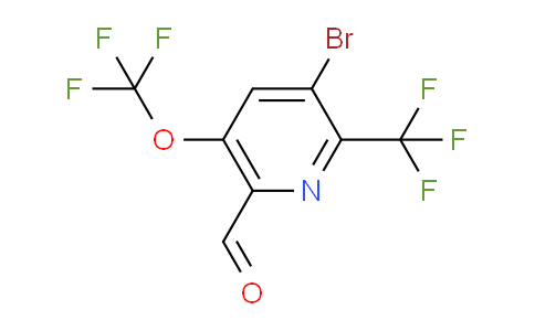 AM72077 | 1803920-32-2 | 3-Bromo-5-(trifluoromethoxy)-2-(trifluoromethyl)pyridine-6-carboxaldehyde