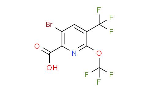 AM72078 | 1803613-74-2 | 5-Bromo-2-(trifluoromethoxy)-3-(trifluoromethyl)pyridine-6-carboxylic acid