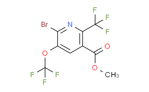 AM72084 | 1803680-61-6 | Methyl 2-bromo-3-(trifluoromethoxy)-6-(trifluoromethyl)pyridine-5-carboxylate