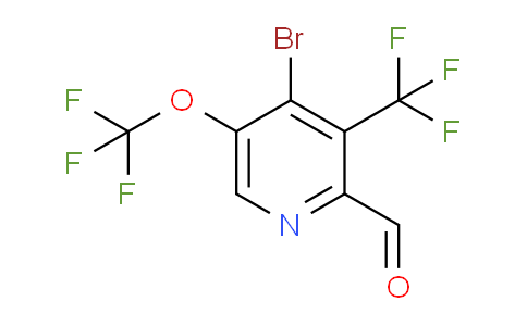 AM72086 | 1803645-81-9 | 4-Bromo-5-(trifluoromethoxy)-3-(trifluoromethyl)pyridine-2-carboxaldehyde