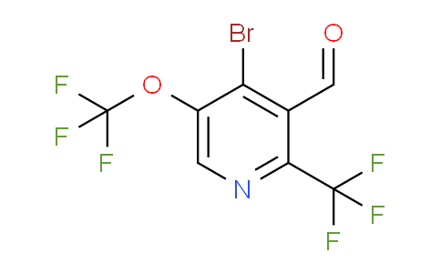AM72088 | 1806083-65-7 | 4-Bromo-5-(trifluoromethoxy)-2-(trifluoromethyl)pyridine-3-carboxaldehyde