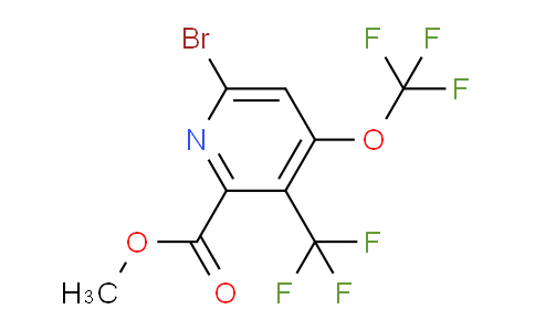 AM72089 | 1803963-49-6 | Methyl 6-bromo-4-(trifluoromethoxy)-3-(trifluoromethyl)pyridine-2-carboxylate