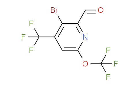 AM72090 | 1803680-41-2 | 3-Bromo-6-(trifluoromethoxy)-4-(trifluoromethyl)pyridine-2-carboxaldehyde