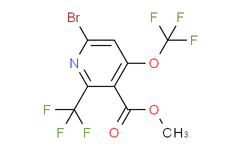 AM72091 | 1806238-43-6 | Methyl 6-bromo-4-(trifluoromethoxy)-2-(trifluoromethyl)pyridine-3-carboxylate