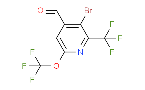 AM72092 | 1803920-51-5 | 3-Bromo-6-(trifluoromethoxy)-2-(trifluoromethyl)pyridine-4-carboxaldehyde