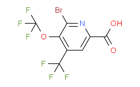 AM72093 | 1804727-34-1 | 2-Bromo-3-(trifluoromethoxy)-4-(trifluoromethyl)pyridine-6-carboxylic acid