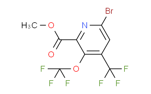 AM72094 | 1804742-65-1 | Methyl 6-bromo-3-(trifluoromethoxy)-4-(trifluoromethyl)pyridine-2-carboxylate