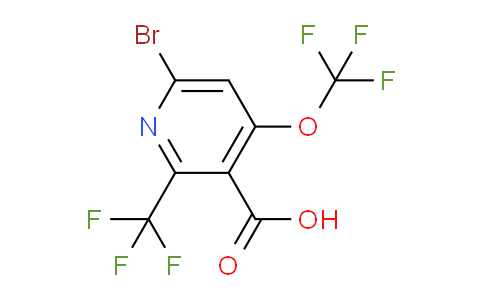 AM72098 | 1804727-41-0 | 6-Bromo-4-(trifluoromethoxy)-2-(trifluoromethyl)pyridine-3-carboxylic acid