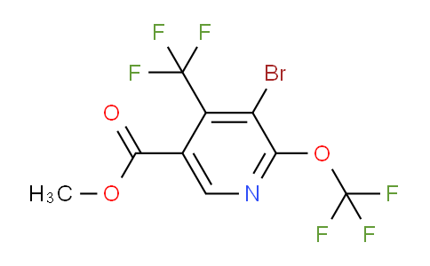 AM72100 | 1806237-95-5 | Methyl 3-bromo-2-(trifluoromethoxy)-4-(trifluoromethyl)pyridine-5-carboxylate