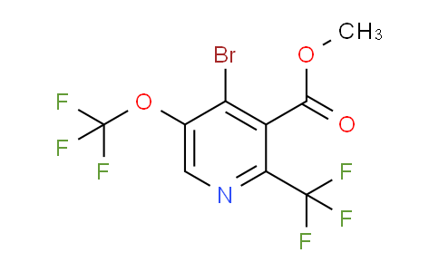 Methyl 4-bromo-5-(trifluoromethoxy)-2-(trifluoromethyl)pyridine-3-carboxylate
