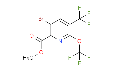 AM72105 | 1806238-72-1 | Methyl 5-bromo-2-(trifluoromethoxy)-3-(trifluoromethyl)pyridine-6-carboxylate