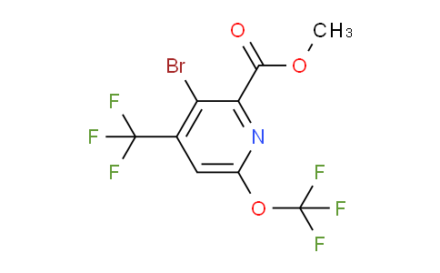 AM72107 | 1806085-06-2 | Methyl 3-bromo-6-(trifluoromethoxy)-4-(trifluoromethyl)pyridine-2-carboxylate