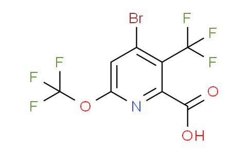 AM72108 | 1804005-22-8 | 4-Bromo-6-(trifluoromethoxy)-3-(trifluoromethyl)pyridine-2-carboxylic acid