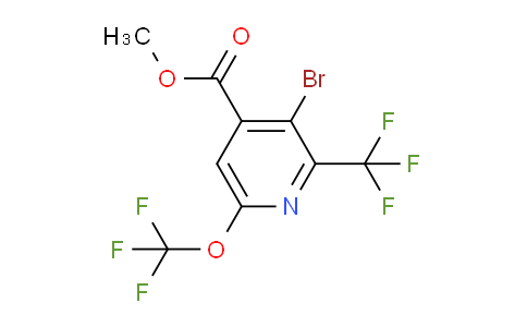 AM72109 | 1803638-38-1 | Methyl 3-bromo-6-(trifluoromethoxy)-2-(trifluoromethyl)pyridine-4-carboxylate