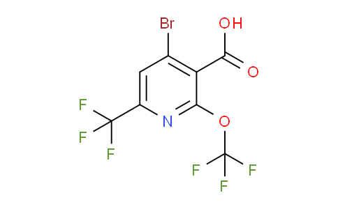 AM72110 | 1803963-31-6 | 4-Bromo-2-(trifluoromethoxy)-6-(trifluoromethyl)pyridine-3-carboxylic acid