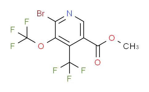 Methyl 2-bromo-3-(trifluoromethoxy)-4-(trifluoromethyl)pyridine-5-carboxylate