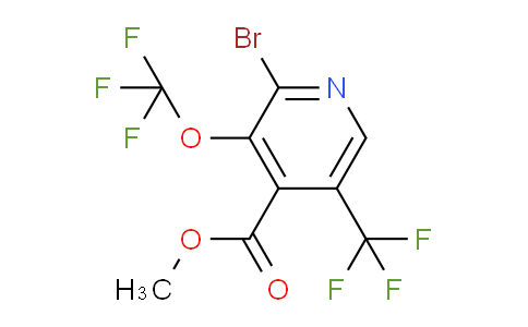 Methyl 2-bromo-3-(trifluoromethoxy)-5-(trifluoromethyl)pyridine-4-carboxylate