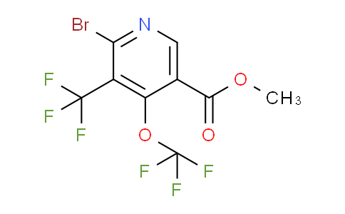 AM72123 | 1803613-77-5 | Methyl 2-bromo-4-(trifluoromethoxy)-3-(trifluoromethyl)pyridine-5-carboxylate