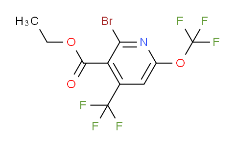 AM72126 | 1806238-87-8 | Ethyl 2-bromo-6-(trifluoromethoxy)-4-(trifluoromethyl)pyridine-3-carboxylate