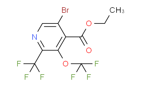 AM72133 | 1806239-05-3 | Ethyl 5-bromo-3-(trifluoromethoxy)-2-(trifluoromethyl)pyridine-4-carboxylate