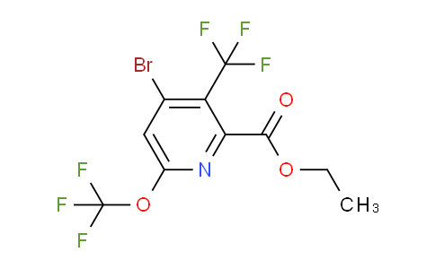 AM72135 | 1804743-41-6 | Ethyl 4-bromo-6-(trifluoromethoxy)-3-(trifluoromethyl)pyridine-2-carboxylate