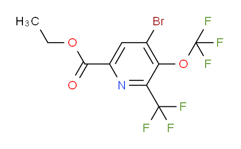 AM72137 | 1803963-70-3 | Ethyl 4-bromo-3-(trifluoromethoxy)-2-(trifluoromethyl)pyridine-6-carboxylate
