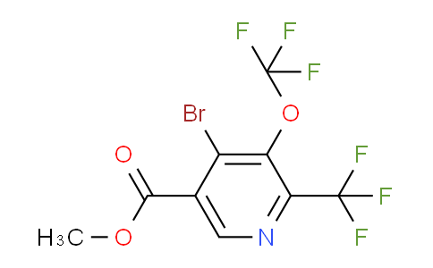 AM72140 | 1803613-97-9 | Methyl 4-bromo-3-(trifluoromethoxy)-2-(trifluoromethyl)pyridine-5-carboxylate