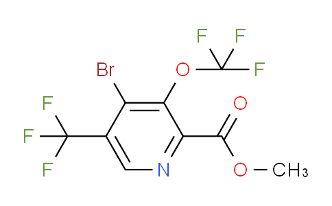 AM72142 | 1804544-12-4 | Methyl 4-bromo-3-(trifluoromethoxy)-5-(trifluoromethyl)pyridine-2-carboxylate
