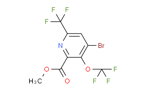 AM72143 | 1804005-73-9 | Methyl 4-bromo-3-(trifluoromethoxy)-6-(trifluoromethyl)pyridine-2-carboxylate