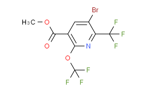 AM72147 | 1803614-01-8 | Methyl 3-bromo-6-(trifluoromethoxy)-2-(trifluoromethyl)pyridine-5-carboxylate