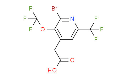 AM72148 | 1806235-10-8 | 2-Bromo-3-(trifluoromethoxy)-6-(trifluoromethyl)pyridine-4-acetic acid