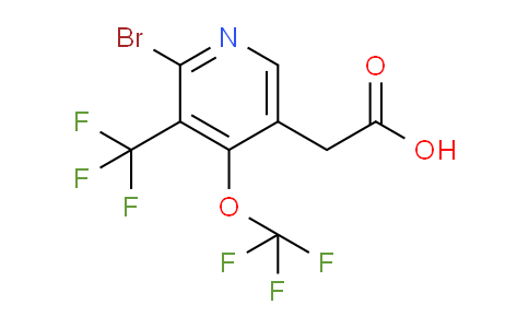 AM72149 | 1804544-77-1 | 2-Bromo-4-(trifluoromethoxy)-3-(trifluoromethyl)pyridine-5-acetic acid