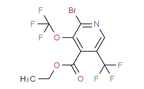AM72152 | 1804743-02-9 | Ethyl 2-bromo-3-(trifluoromethoxy)-5-(trifluoromethyl)pyridine-4-carboxylate