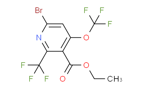 AM72159 | 1804728-04-8 | Ethyl 6-bromo-4-(trifluoromethoxy)-2-(trifluoromethyl)pyridine-3-carboxylate