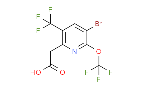 AM72165 | 1803963-91-8 | 3-Bromo-2-(trifluoromethoxy)-5-(trifluoromethyl)pyridine-6-acetic acid