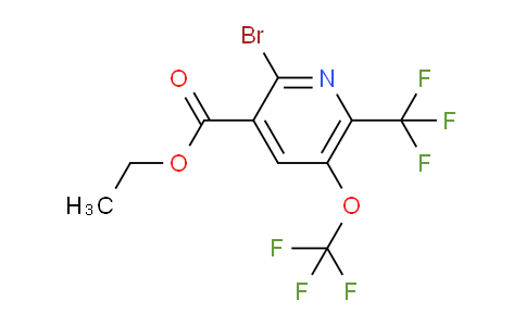 AM72166 | 1804544-42-0 | Ethyl 2-bromo-5-(trifluoromethoxy)-6-(trifluoromethyl)pyridine-3-carboxylate