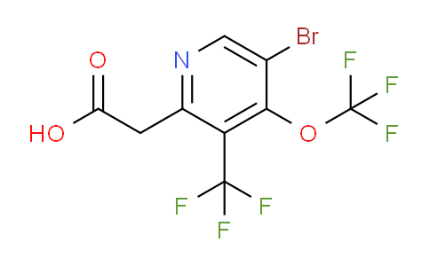 AM72169 | 1806238-46-9 | 5-Bromo-4-(trifluoromethoxy)-3-(trifluoromethyl)pyridine-2-acetic acid