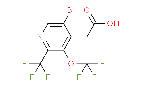 AM72175 | 1804006-73-2 | 5-Bromo-3-(trifluoromethoxy)-2-(trifluoromethyl)pyridine-4-acetic acid
